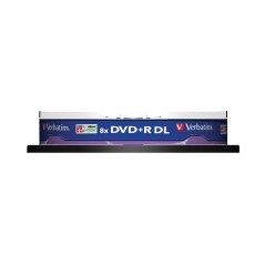"Verbatim 10x DVD+R DL 8.5GB - High-Quality Double Layer Discs for Reliable Storage"